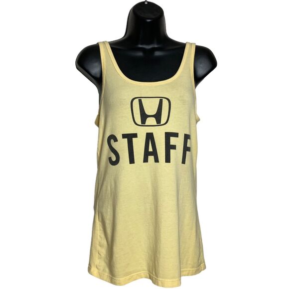 Linkin Park Incubus Tank Top Yellow Honda Civic Tour T-Shirt Staff Event Crew - Picture 2 of 12